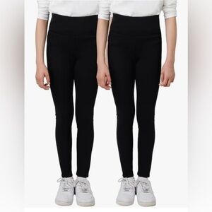 Kids Leggings Set - Navy Blue and Pink